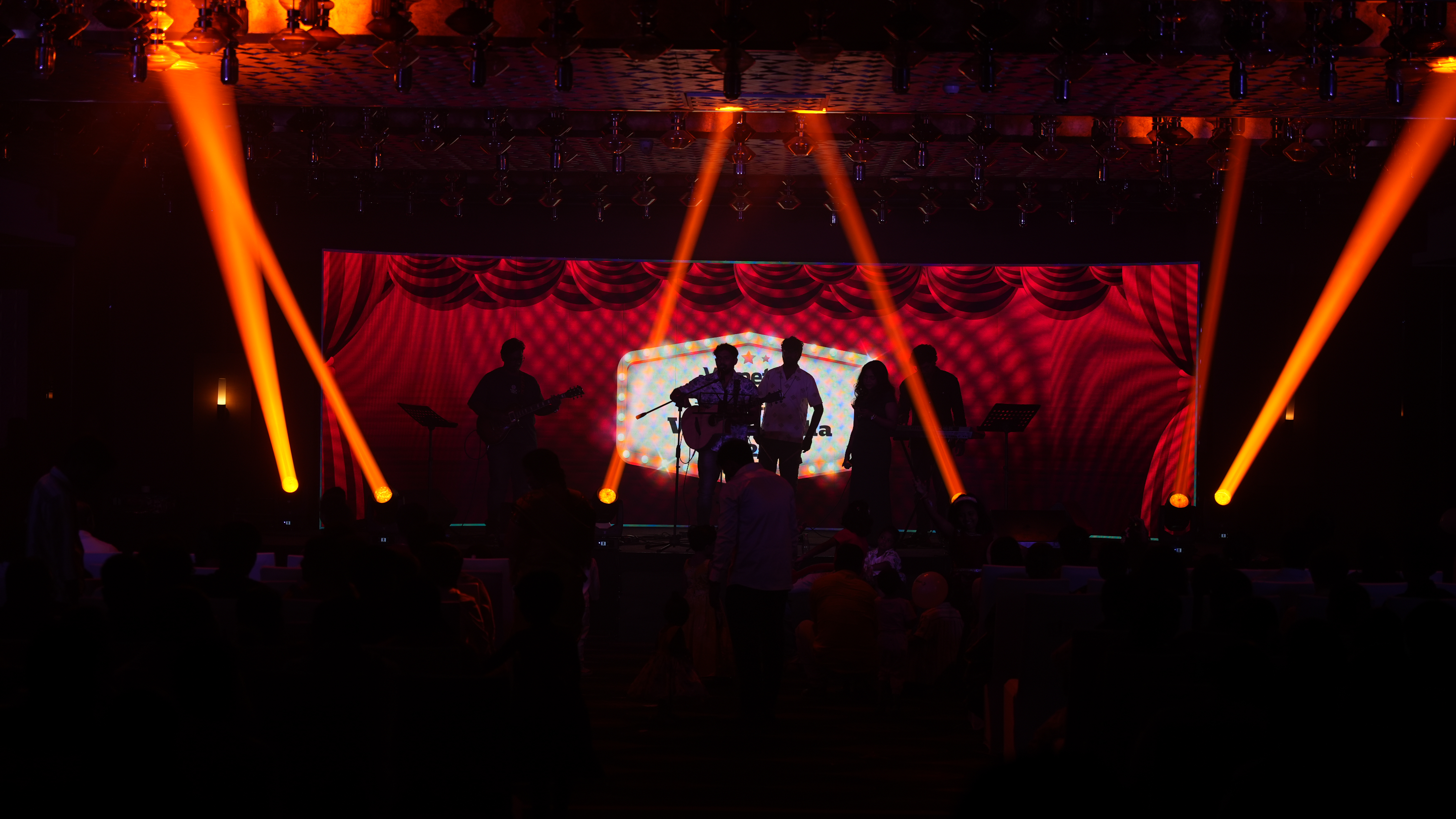 Corporate celebration setup